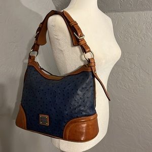 Dooney & Bourke Blue Ostrich Purse